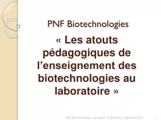 PNF Biotechnologies