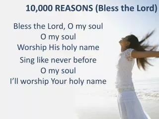 10,000 REASONS (Bless the Lord)