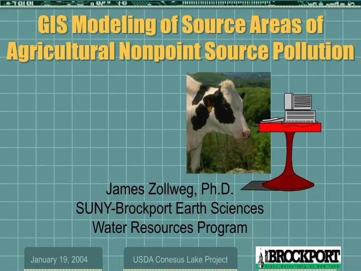 gis modeling of source areas of agricultural nonpoint source pollution
