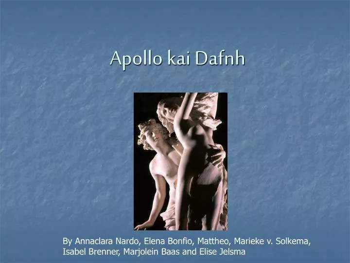 apollo kai dafnh