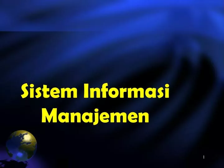 sistem informasi manajemen