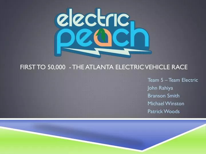 first to 50 000 the atlanta electric vehicle race