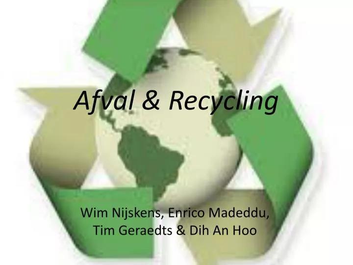 afval recycling
