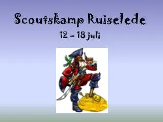 Scoutskamp Ruiselede