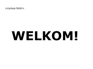 welkom