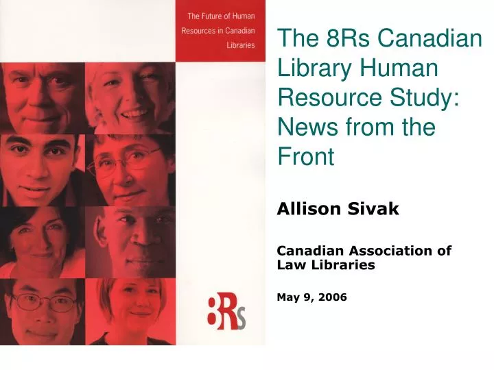 the 8rs canadian library human resource study news from the front