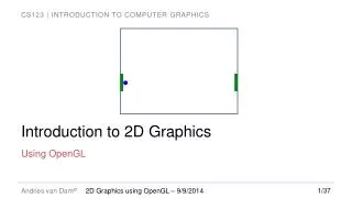 Introduction to 2D Graphics