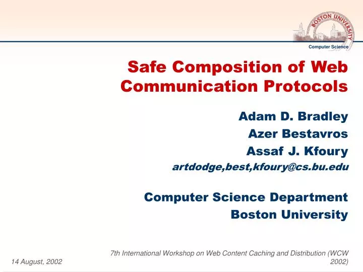 safe composition of web communication protocols
