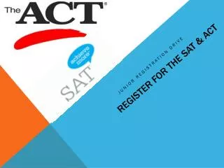 Register for the sat &amp; ACT