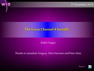 The Great Channel 4 Swindle