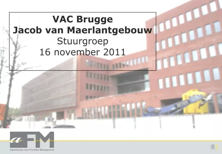 vac brugge jacob van maerlantgebouw stuurgroep 16 november 2011