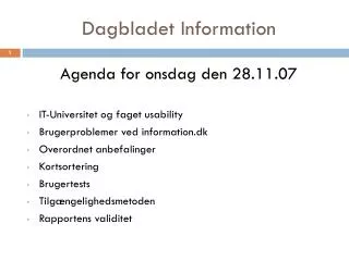 Dagbladet Information
