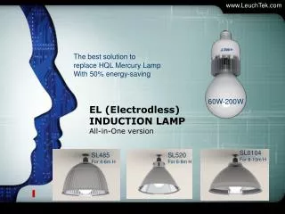 EL (Electrodless) INDUCTION LAMP All-in-One version