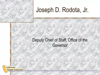 Joseph D. Rodota, Jr.