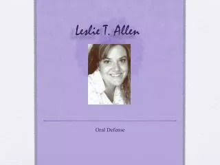 Leslie T. Allen