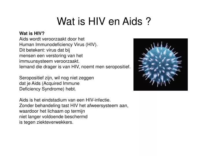 wat is hiv en aids