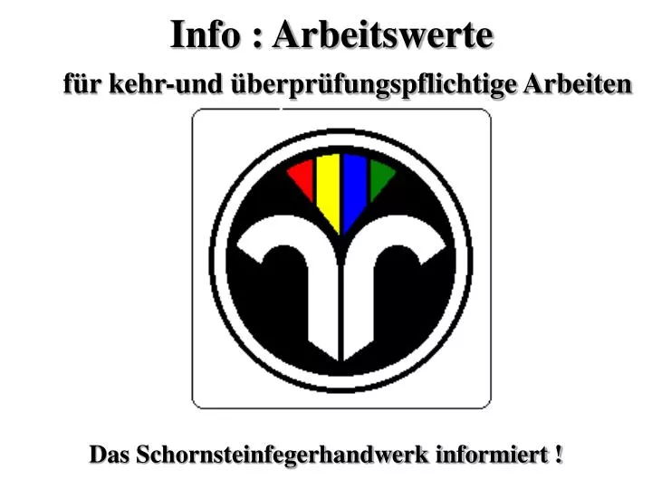 info arbeitswerte