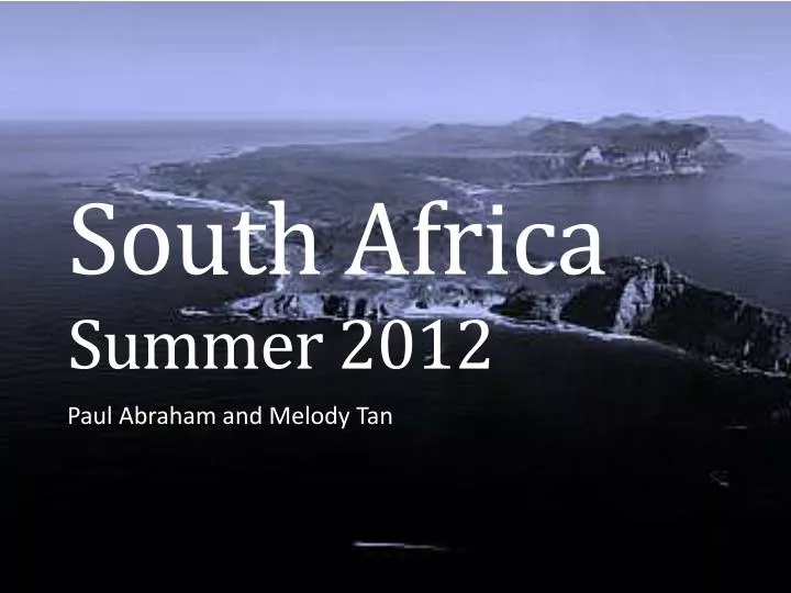 south africa summer 2012