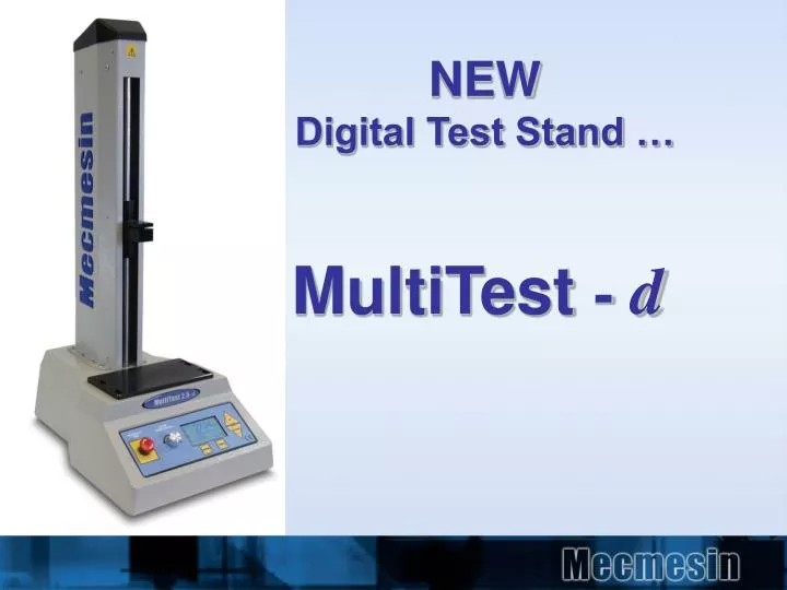 new digital test stand