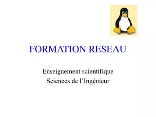 formation reseau