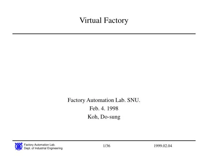 virtual factory