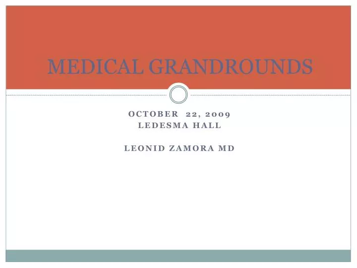 medical grandrounds