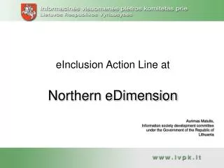 eInclusion Action Line at
