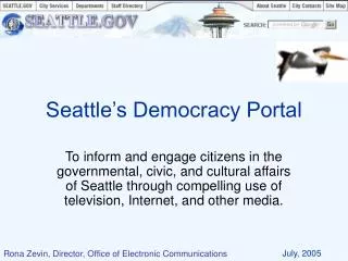 Seattle’s Democracy Portal