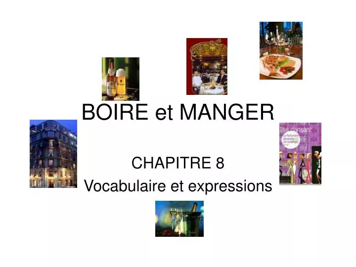 boire et manger