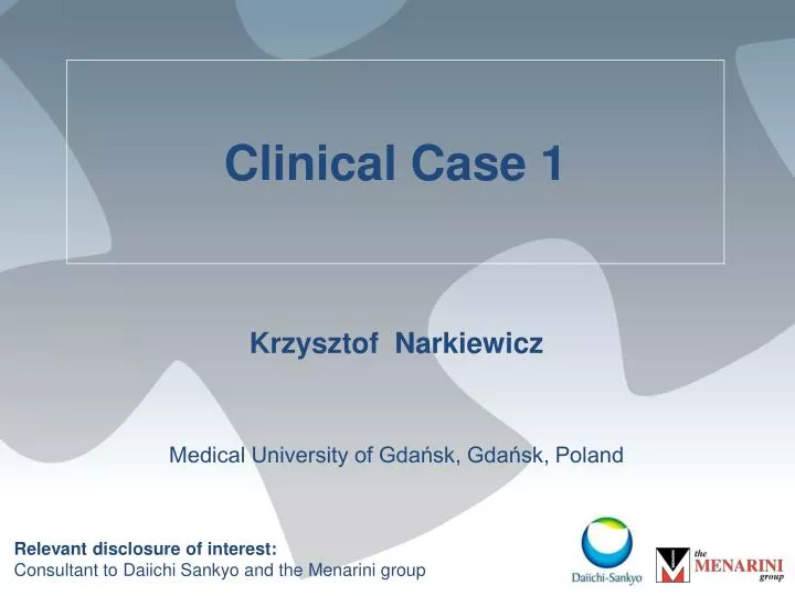 clinical case 1