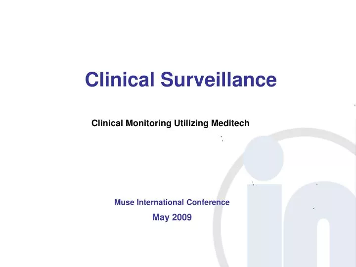 clinical surveillance