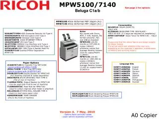 MPW5100/7140 Beluga C1a/b