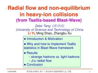Radial flow and non-equilibrium in heavy-ion collisions (from Tsallis-based Blast-Wave)