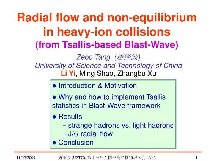 radial flow and non equilibrium in heavy ion collisions from tsallis based blast wave