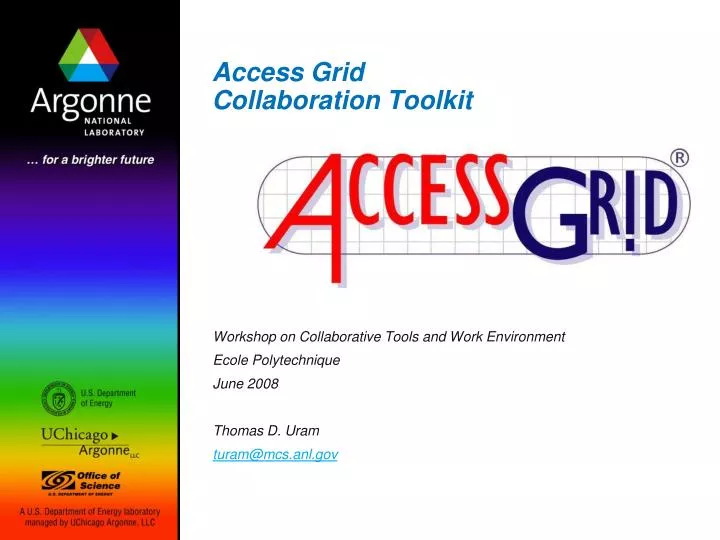 access grid collaboration toolkit