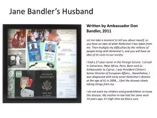 Jane Bandler’s Husband