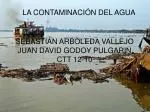 LA CONTAMINACIÓN DEL AGUA - slide 1