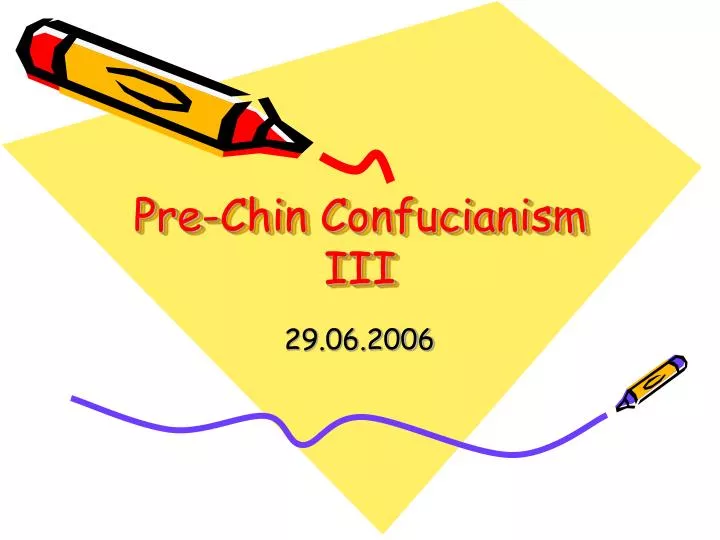 pre chin confucianism iii