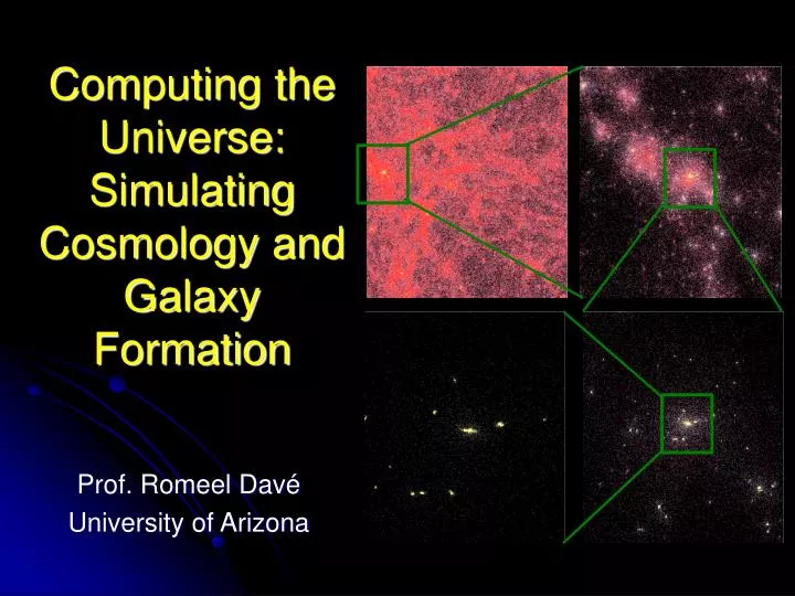 computing the universe simulating cosmology and galaxy formation
