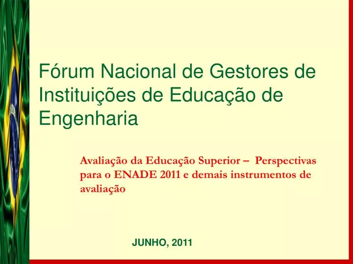 f rum nacional de gestores de institui es de educa o de engenharia