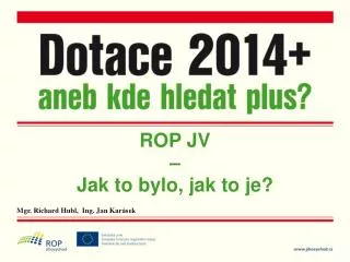 rop jv jak to bylo jak to je