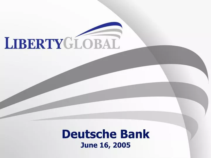 deutsche bank june 16 2005