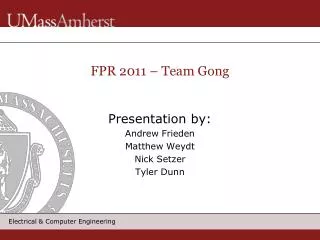 FPR 2011 – Team Gong