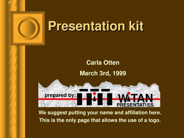 presentation kit
