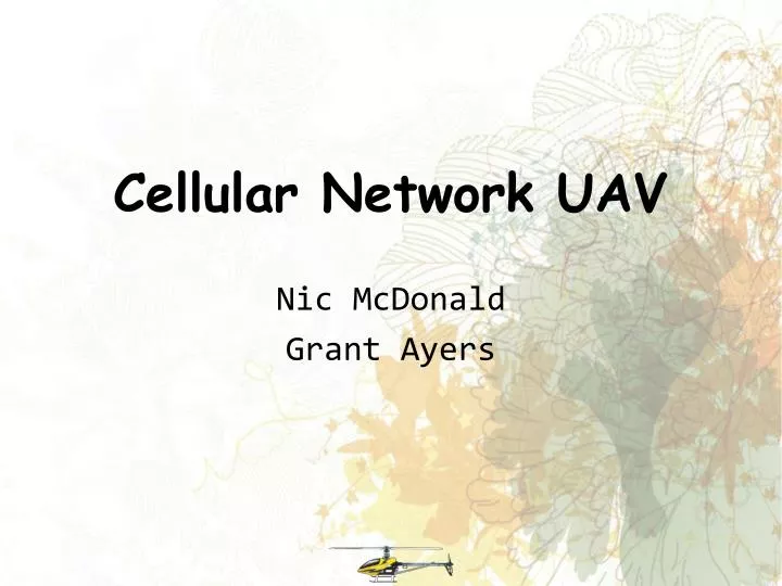 cellular network uav