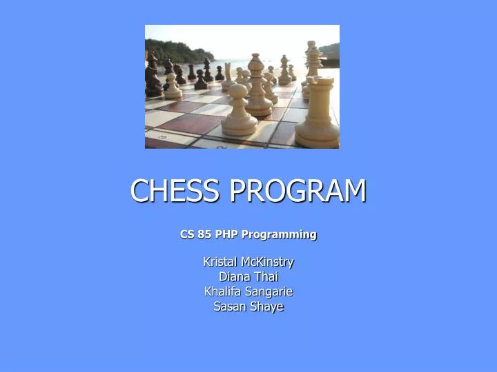 chess program
