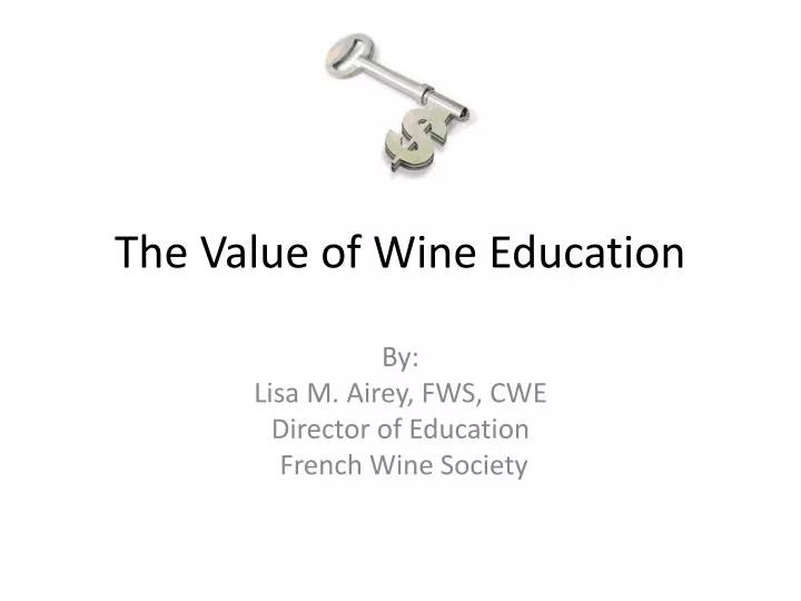 the value of wine education