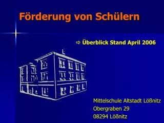 f rderung von sch lern