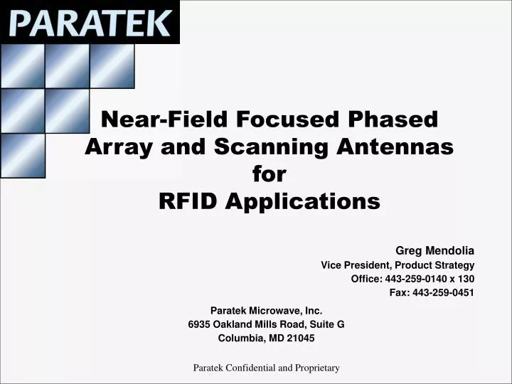 near field focused phased array and scanning antennas for rfid applications