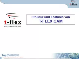Struktur u nd Features von T-FLEX CAM